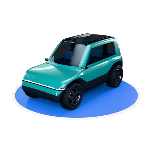 The SUV in Teal