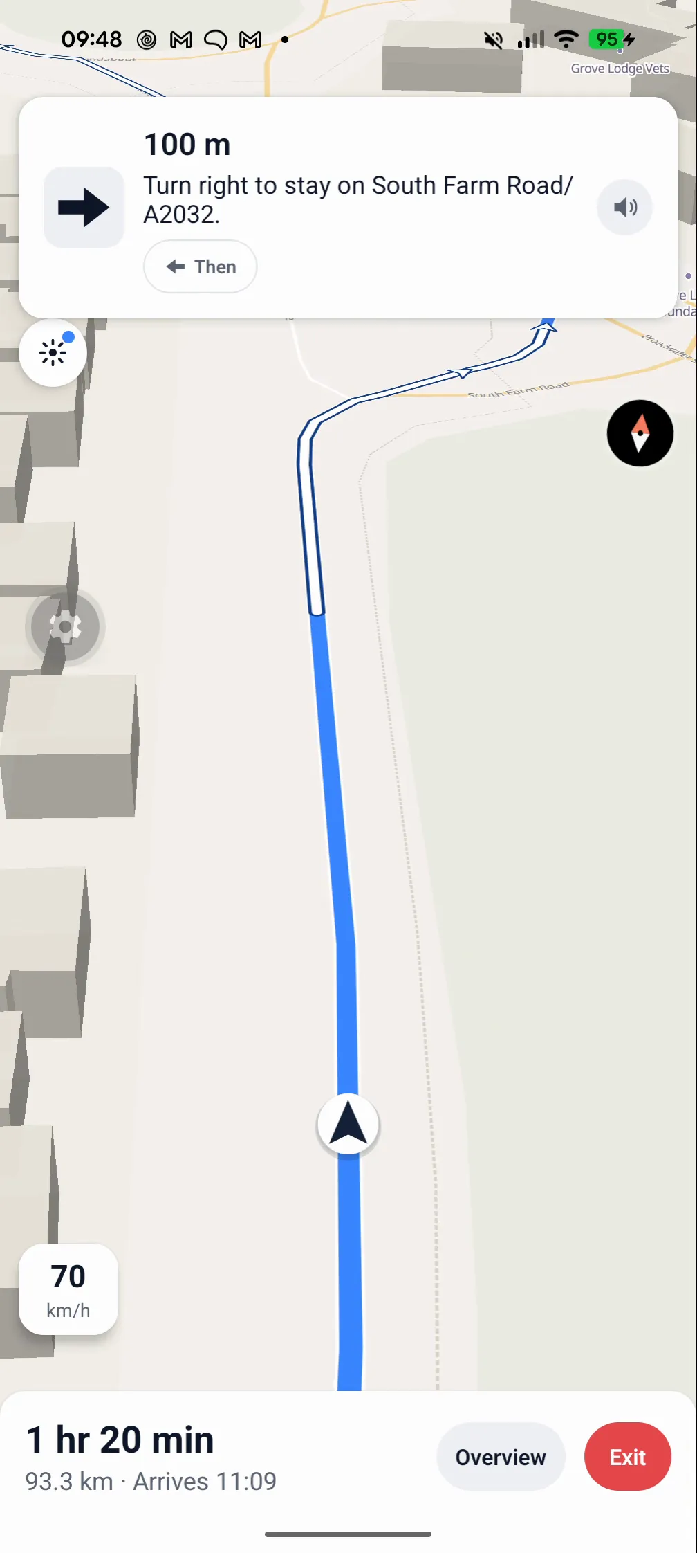 MapMap Nav on a phone: a real drive from search to route to turn-by-turn guidance on real roads